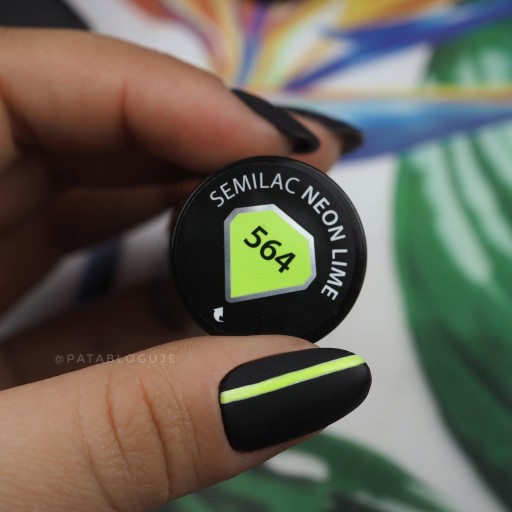 Лак гибридный Semilac 564 Neon Lime 7мл