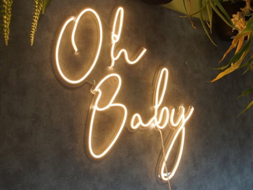 NOHBABY NEON LED FLEX INSTRATION Oh Baby PC5 700X656MM