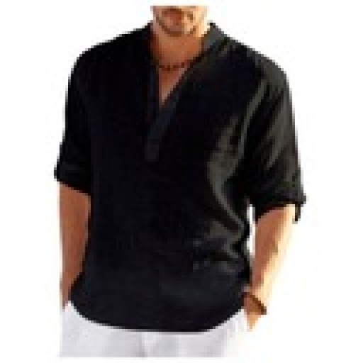 МУЖСКИЕ ЛЬНЯНЫЕ БЛУЗКИ СВОБОДНАЯ МОДНАЯ РУБАШКА OVERSIZE Лучшее качество