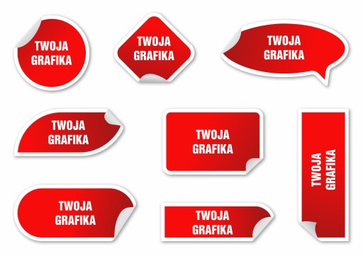 NAKLEJKI wlepki eko kraft personalizowane 108 szt.