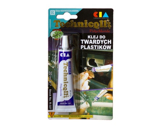 TECHNICQLL КЛЕЙ ДЛЯ ТВЕРДЫХ ПЛАСТМАСС 20мл R-327