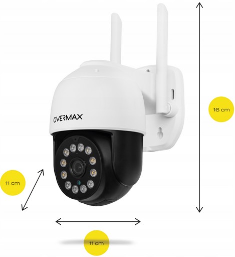 IP66 LAN ULTRA HD PTZ WIFI 2.5K 4X Zoom + Card
