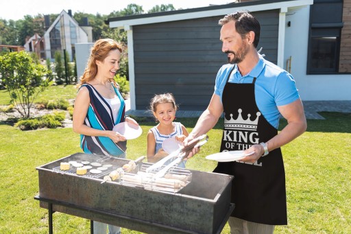 ФАРТУК KING OF THE GRILL + ПЕРЧАТКА ДЛЯ ГРИЛЯ