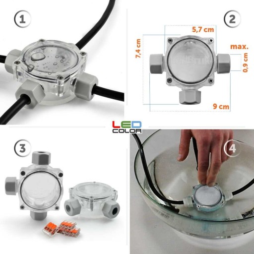 Oprawa liniowa Lampa Listwa LED najazdowa Taras Podjazd Ogród IP68 BZ 0,5m