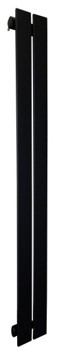 ДЕКОРАТИВНЫЙ РАДИАТОР LOFT-SLIM 140x15 МАТОВЫЙ ЧЕРНЫЙ СТРУКТУРА 259ВТ