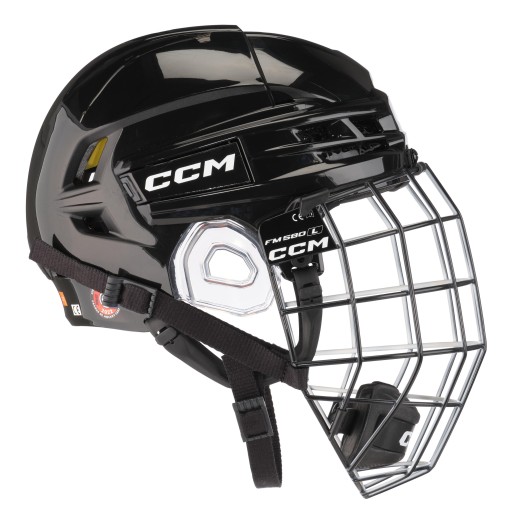 CCM Tacks 720 Combo Senior Хоккейный шлем с сеткой, черный