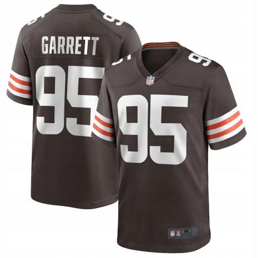 Джерси Cleveland Browns Myles Garrett Brown De Futebol Americano 2023