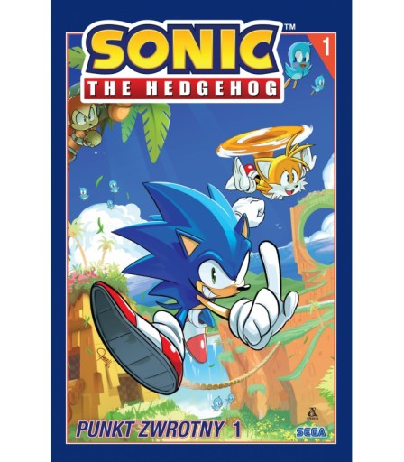 Sonic The Hedgehog Komiks Twarda oprawa okładka