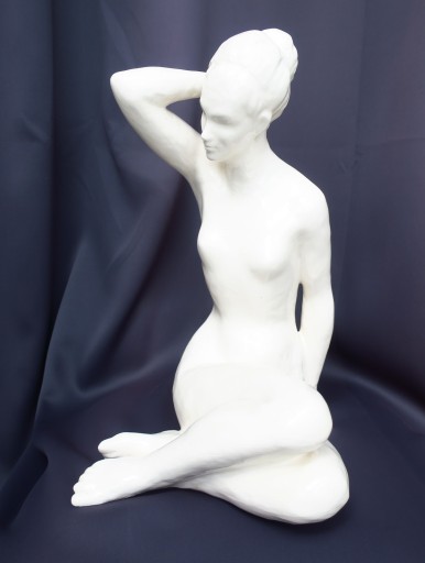 AKT KOBIECY Kokrda Jihokera Bechyne CZECHOSŁOWACJA DUŻA FIGURA 40 CM