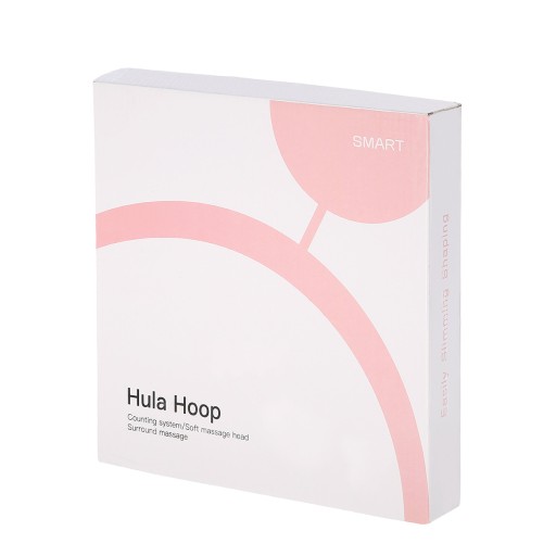 КОНТР-МАССАЖ НА ВЕСОВЫХ КОЛЕСАХ HULA HOP FH02 РОЗОВЫЙ