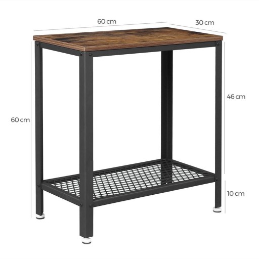 STOLIK KONSOLA LOFT RUSTYKALNA VINTAGE