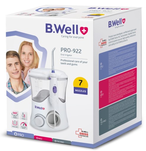 Стандартные насадки для ирригатора B.Well PRO-922