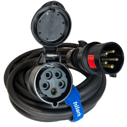 РЕЗИНОВЫЙ УДЛИНИТЕЛЬ ПИТАНИЯ 40М H07RN-F 5x6 IP44 32A