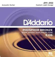 Струны для акустической гитары D'Addario EJ26 011-52