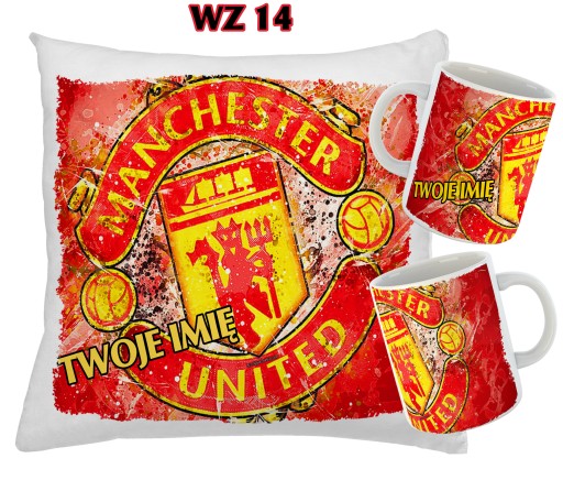 KUBEK + PODUSZKA dla kibica MANCHESTER UNITED F.C