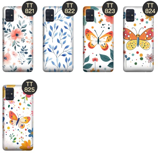 ETUI DO SAMSUNG GALAXY A51 5G WZORY WIOSNA KWIATY ROŚLINY OBUDOWA POKROWIEC