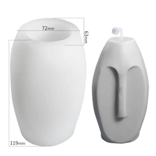 Силиконовая форма для свечей Moai Sisano Head