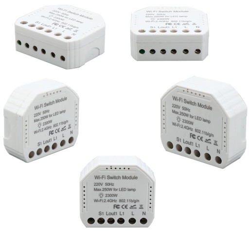 КНОПОЧНЫЙ ПЕРЕКЛЮЧАТЕЛЬ 1-КАНАЛЬНЫЙ WIFI ЦЕПЬ TUYA
