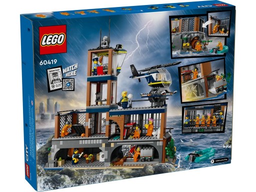LEGO CITY 60419 ПОДАРОК ​​ПОЛИЦИИ ТЮРЬМОГО ОСТРОВА