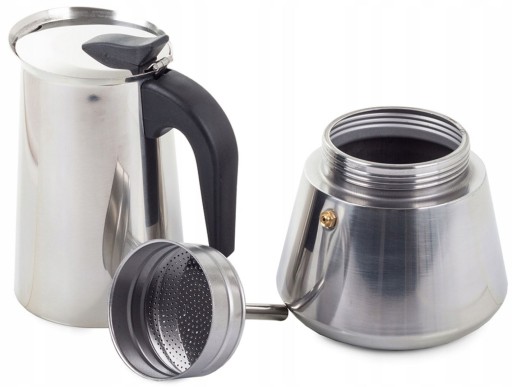 Kawiarka ITA zaparzacz na 12 kaw 600ml stalowa