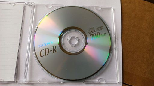 Sony CD-R 700 МБ Производство Япония 1 шт. тонкий футлярCD