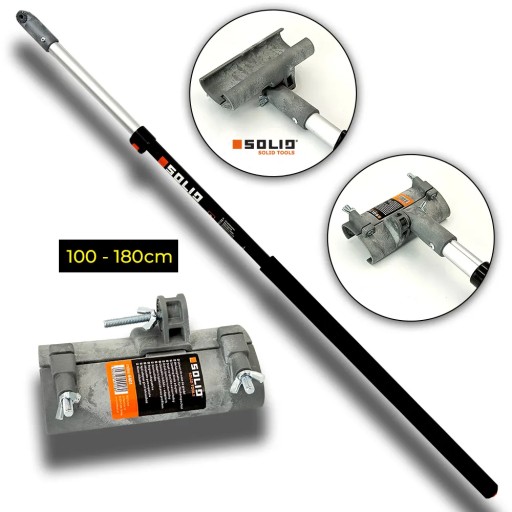 Nóż do gładzi SOLID 80cm Kije tele + adapter Wałek 25cm + GRATIS NDG27
