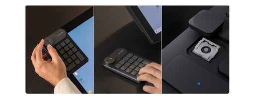 Удаленная клавиатура Huion K20 Keydial Mini PL