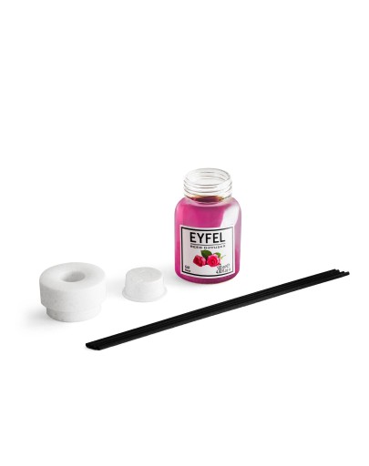 RÓŻA EYFEL SZKLANY DYFUZOR Z PATYCZKAMI 120 ML PIĘKNY ZAPACH