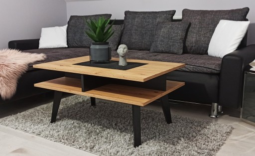 СОВРЕМЕННЫЙ ЖУРНАЛЬНЫЙ СТОЛИК ZIMBA LOFT ДУБ