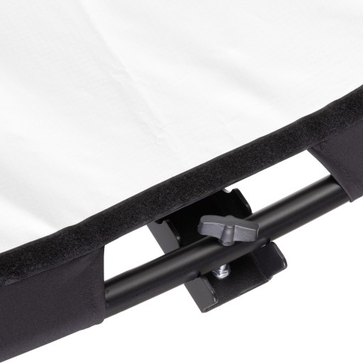 GlareOne Arc 60x120 cm blenda zakrzywiona 4w1 biała/srebrna/złota/czarna