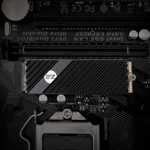 EZDIY-FAB M.2 2280 Охлаждающий дисковый радиатор, черный NVME EZDPI075-8
