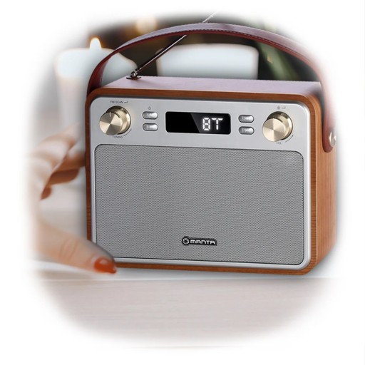 Розетка - портативное радио Bluetooth Manta RDI915X