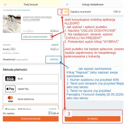 Prezent na dzień babci łyżeczka z grawerem