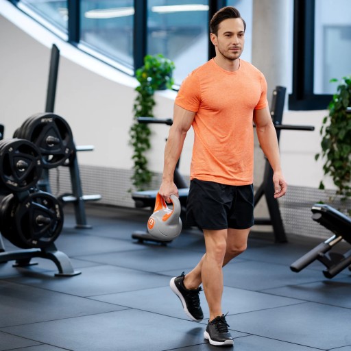ГАНТЕЛЬ ГИРЯ УПРАЖНЕНИЯ МЯЧ ВЕС 8 КГ GYMTEK