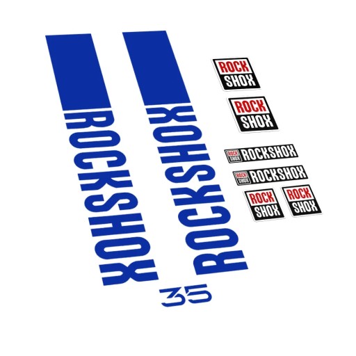 Совместимость с наклейками ROCK SHOX 35