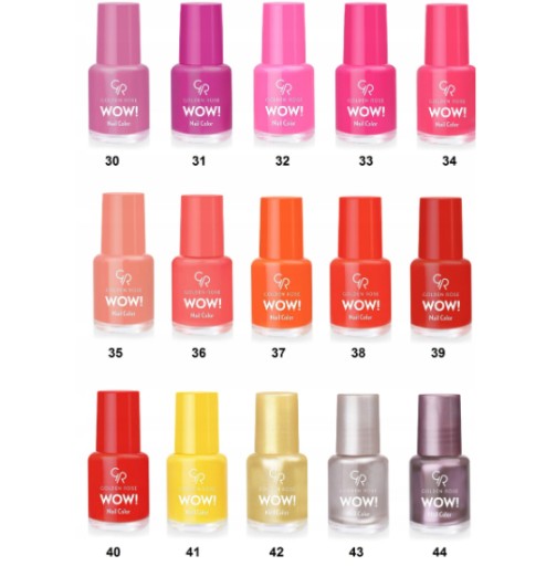 Лак для ногтей WOW NAIL COLOR Golden Rose 33