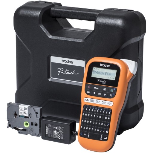 Принтер этикеток Brother P-touch E110VP + TZe-FX221
