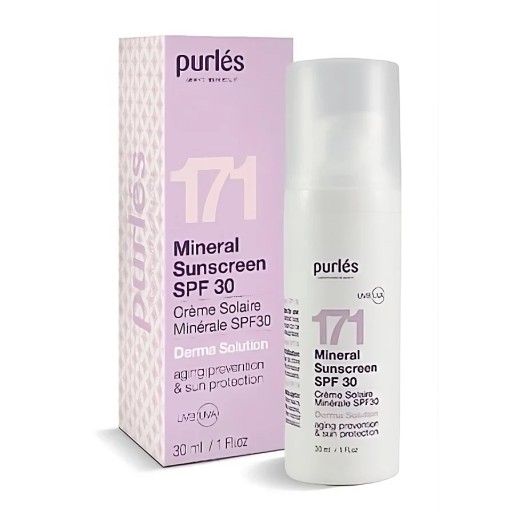 Purles 171 Минеральный солнцезащитный крем SPF 30