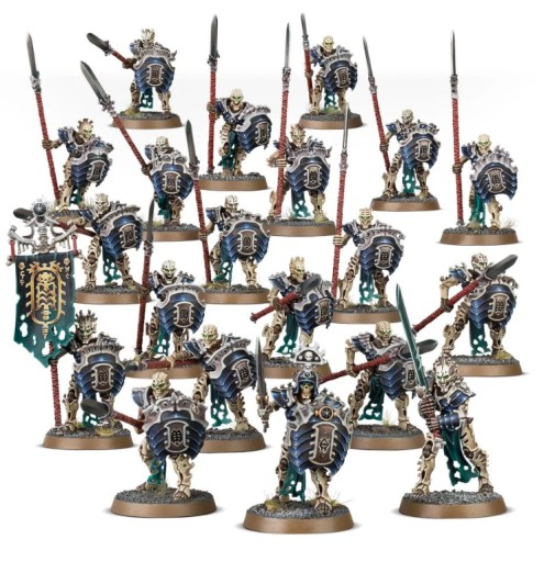 Warhammer AoS - Оссиарх Жнецы костей Мортек Страж
