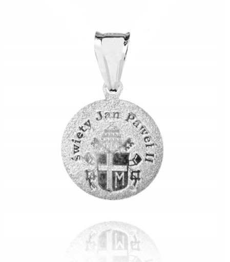 ! 925 Серебряная католическая медаль 925 1,49 г 2 см M49