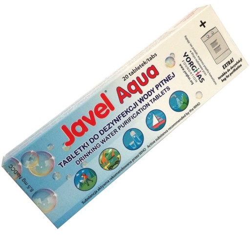 Таблетки для очистки воды Javel Aqua, 20 таб.