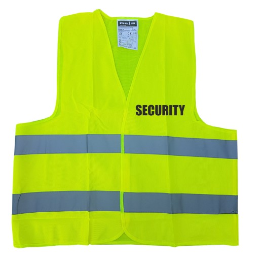 Светоотражающий жилет SECURITY, желтый, XL