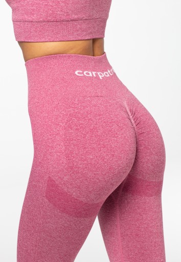 РОЗОВЫЕ БЕСШОВНЫЕ ЛЕГИНСЫ ДЛЯ ФИТНЕСА CARPATREE - S
