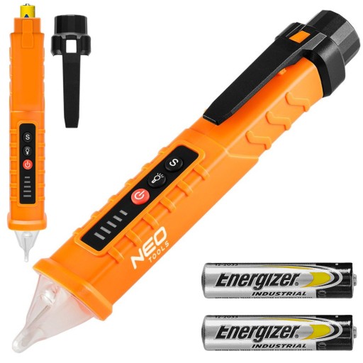 NEO INDUKCYJNY PRÓBNIK TESTER NAPIĘCIA 2 METODY POMIARÓW 12-1000V AC 94-007