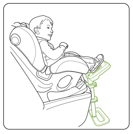 KneeGuardKids4 Подставка для ног для автокресел