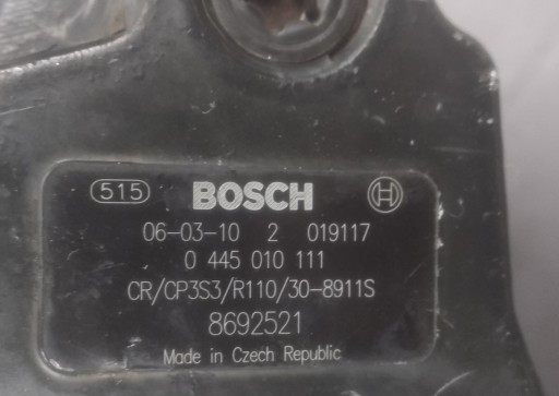 ТНВД 0445010111 VOLVO XC90 2.4 D5 185KM