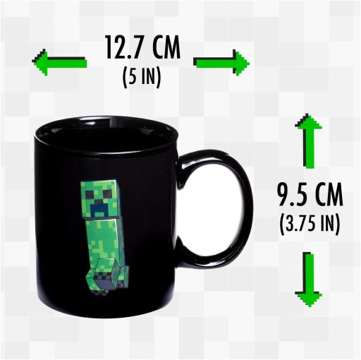 Синтетическая кружка Paladone Minecraft Creeper с функцией изменения тепла