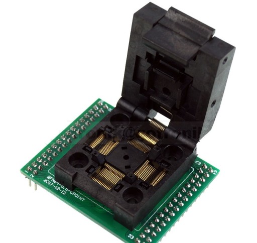 TQFP64 Адаптер 0,5 мм с тестовым гнездом, BTE A-082