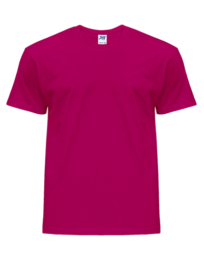 T-SHIRT MĘSKA koszulka bawełniana JHK TSRA-150 malinowa RP r. XS
