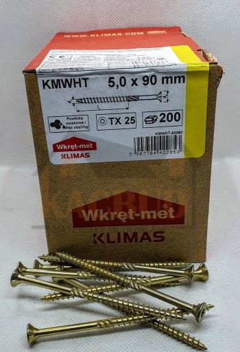 СТОЛЯРНЫЕ шурупы по дереву 5,0/90мм TORX 200 шт.